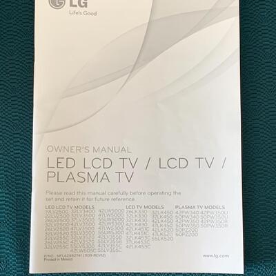 Lot 401 LG Plasma TV