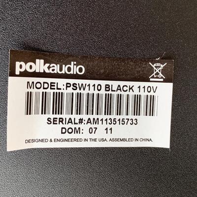 Lot 400 Polk Audio Subwoofer