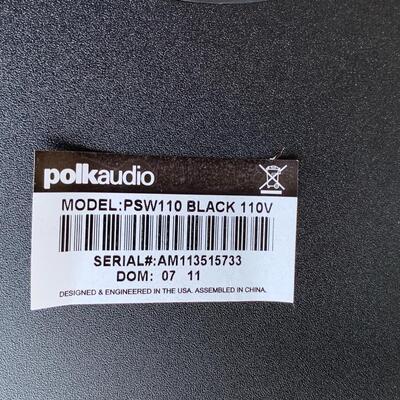 Lot 400 Polk Audio Subwoofer