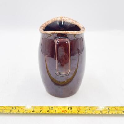 HULL 4â€ DRIP POTTERY CREAMER/PITCHER