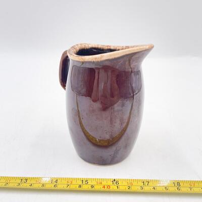 HULL 4â€ DRIP POTTERY CREAMER/PITCHER