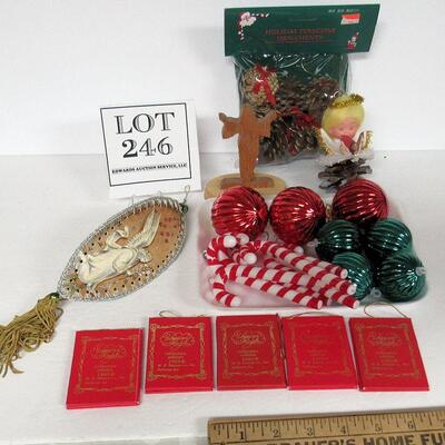 Misc Lot of Christmas Ornaments