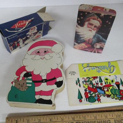 3 Old, 1 Modern Christmas Candy Boxes