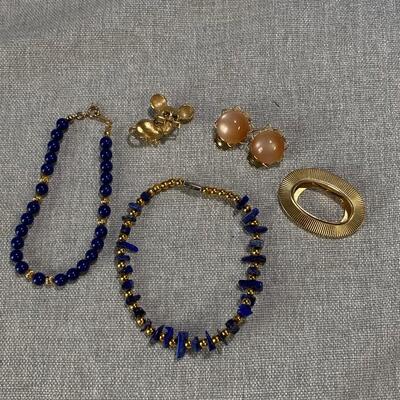 Gold Tone Jewelry Lot