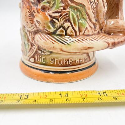 VINTAGE 5â€ GERMAN-STYLE CERAMIC BEER STEIN (MADE IN JAPAN)