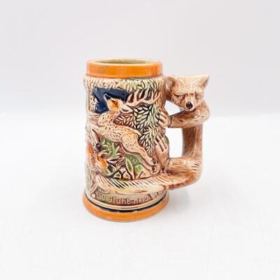 VINTAGE 5â€ GERMAN-STYLE CERAMIC BEER STEIN (MADE IN JAPAN)