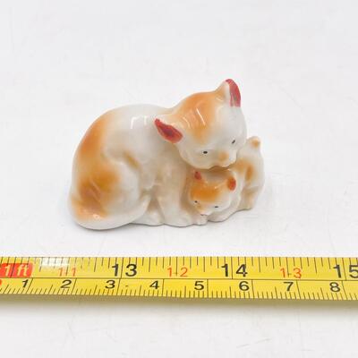 â€œOCCUPIED JAPANâ€ MINI CERAMIC CAT FIGURINE