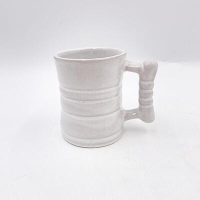 FRANKOMA POTTERY 4â€ WHITE C3 MUG