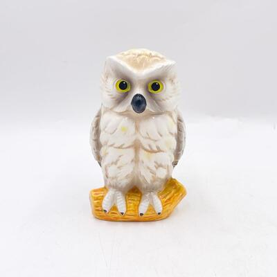 VINTAGE NORLEANS 6â€ CERAMIC OWL MONEY BANK