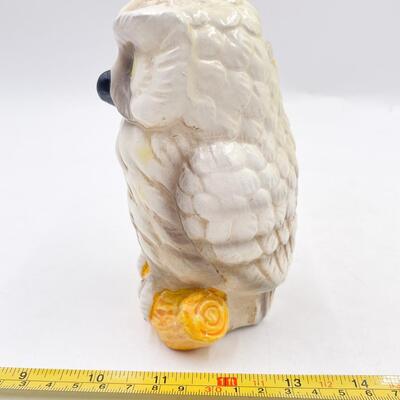 VINTAGE NORLEANS 6â€ CERAMIC OWL MONEY BANK