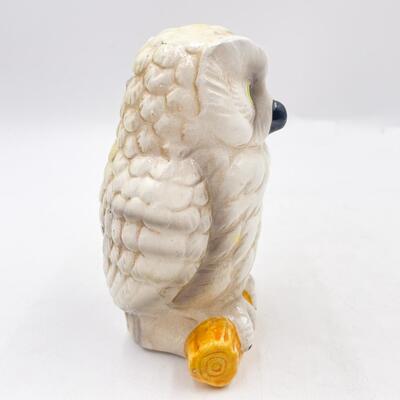 VINTAGE NORLEANS 6â€ CERAMIC OWL MONEY BANK