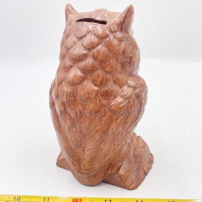 â€œBE WISE, SAVEâ€ 6â€ OWL MONEY BANK