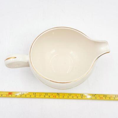 TAYLOR SMITH TAYLOR VERSATILE CHINA PINK ROSE GRAVY BOAT