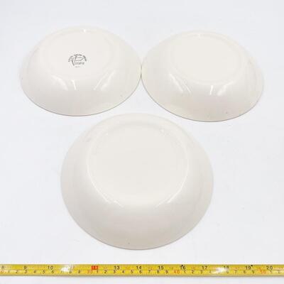 TAYLOR SMITH TAYLOR VERSATILE CHINA PINK ROSE 8.5â€ BOWLS (4)