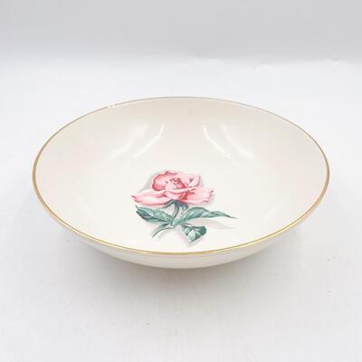 TAYLOR SMITH TAYLOR VERSATILE CHINA PINK ROSE 9â€ BOWL