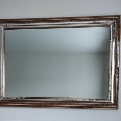 Lot 360: Vintage Gold Framed Beveled Mirror
