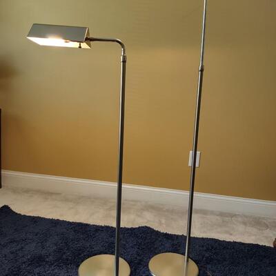 Lot 361: Pair of MCM Adjustable Floor Lamps