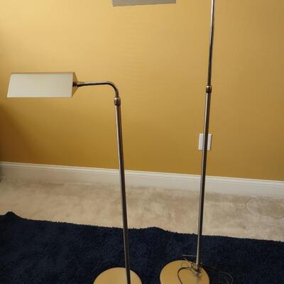 Lot 361: Pair of MCM Adjustable Floor Lamps