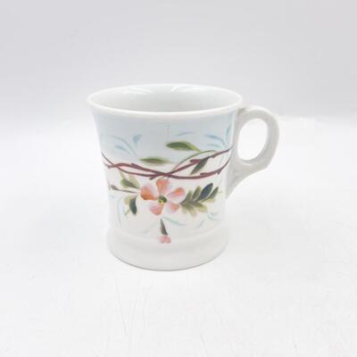 VINTAGE 4â€ FLORAL SHAVING MUG