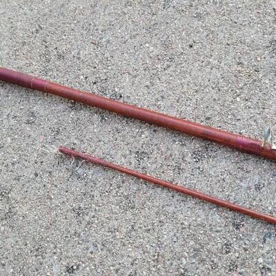 Lot 98: (2) Vintage Fishing Rods (feat.