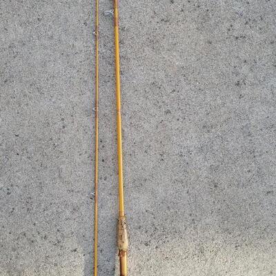 Lot 98: (2) Vintage Fishing Rods (feat.