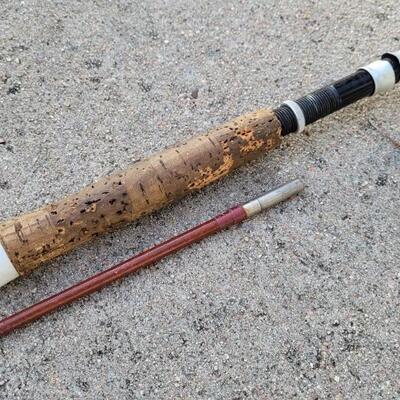 Lot 98: (2) Vintage Fishing Rods (feat.