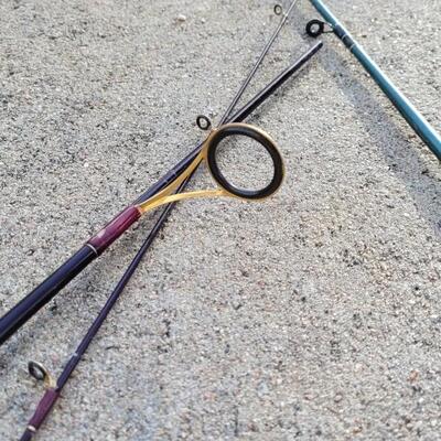 Lot 99: Fisherman's Bundle (2 Rods & 3 Reels)