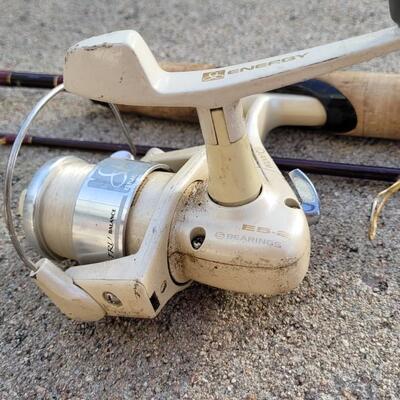 Lot 99: Fisherman's Bundle (2 Rods & 3 Reels)