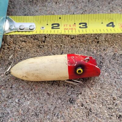 Lot 100: Huge Fisherman's Lure w/ Small Lure Box Bundle