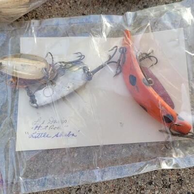 Lot 100: Huge Fisherman's Lure w/ Small Lure Box Bundle