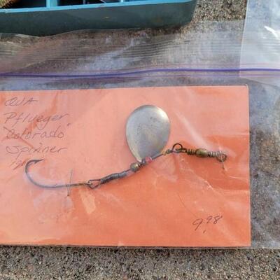 Lot 100: Huge Fisherman's Lure w/ Small Lure Box Bundle