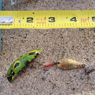 Lot 100: Huge Fisherman's Lure w/ Small Lure Box Bundle