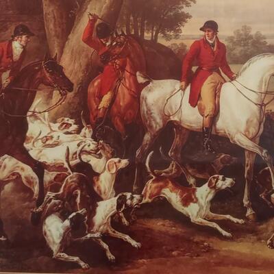 Lot 375: Hunting Wall Art