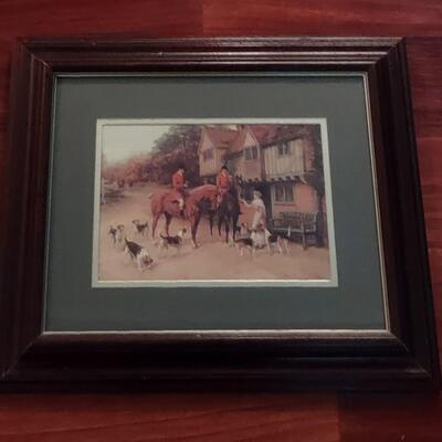 Lot 375: Hunting Wall Art