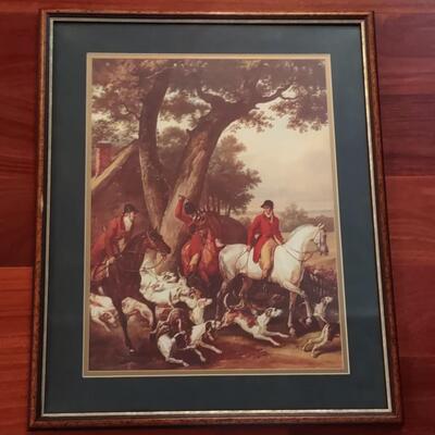 Lot 375: Hunting Wall Art