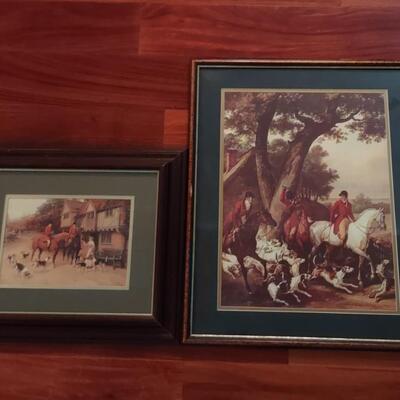 Lot 375: Hunting Wall Art