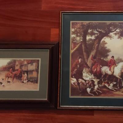 Lot 375: Hunting Wall Art
