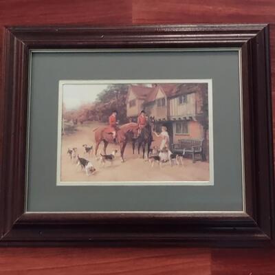 Lot 375: Hunting Wall Art