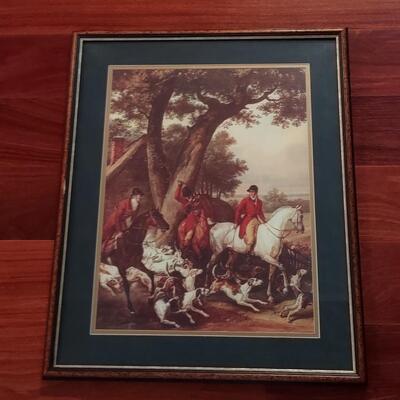 Lot 375: Hunting Wall Art