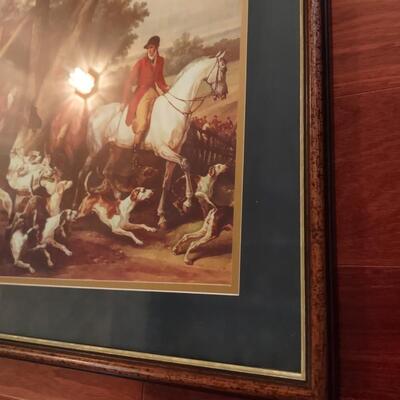 Lot 375: Hunting Wall Art