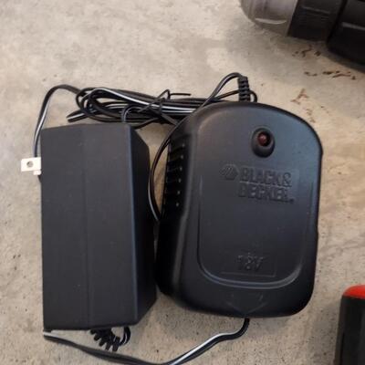 Lot 378: Black & Decker Bullseye Drill, Black & Decker Snake Light, & Black & Decker Finishing Sander