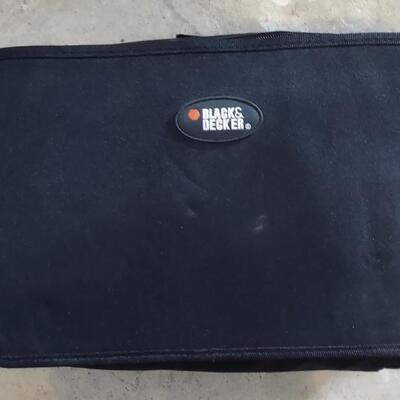 Lot 378: Black & Decker Bullseye Drill, Black & Decker Snake Light, & Black & Decker Finishing Sander