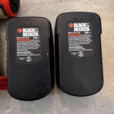 Lot 378: Black & Decker Bullseye Drill, Black & Decker Snake Light, & Black & Decker Finishing Sander