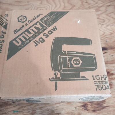Lot 380: Black & Decker Jig Saw With Blades, Electric Drill, Socket Sets & More