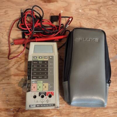 Lot 381: Craftsman Drill, Fluke Multimeter, & Much More