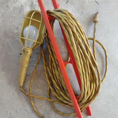 Lot 387: Craftsman Hand Saws, Saw Horses, Work Lights, & More