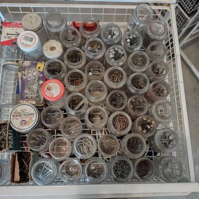 Lot 385: Rolling Wire 4 Drawer Cart With Hardware, Extension Cords, & More