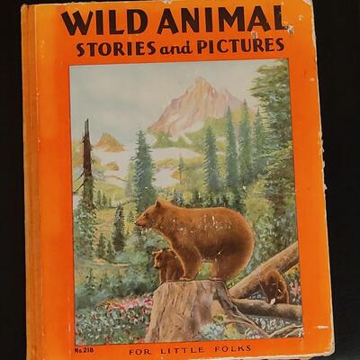 Lot 108: "Buffalo Bill" and "Wild Animal Stories and Pictures" Children's Books