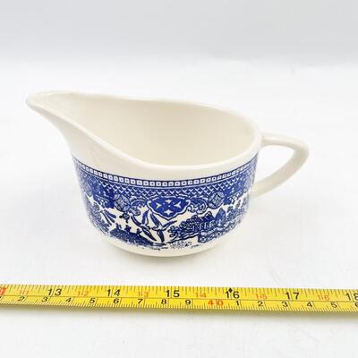 ROYAL CHINA BLUE WILLOW WARE CREAMER