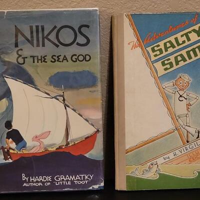 Lot 112: "Nikos & the Sea God" and "Adventures of Salty Sam" Children's Books